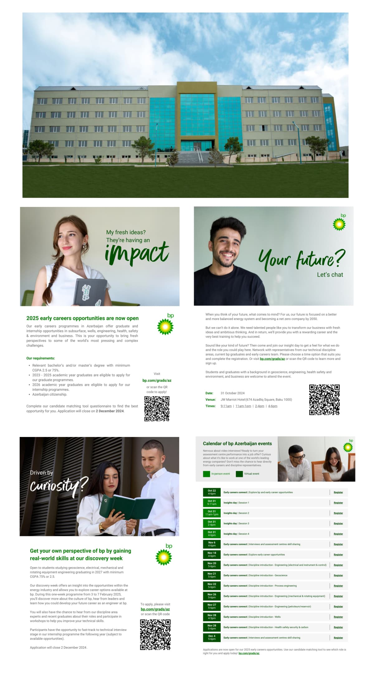 Attention students: An event will be held at BEU regarding the programs announced by BP