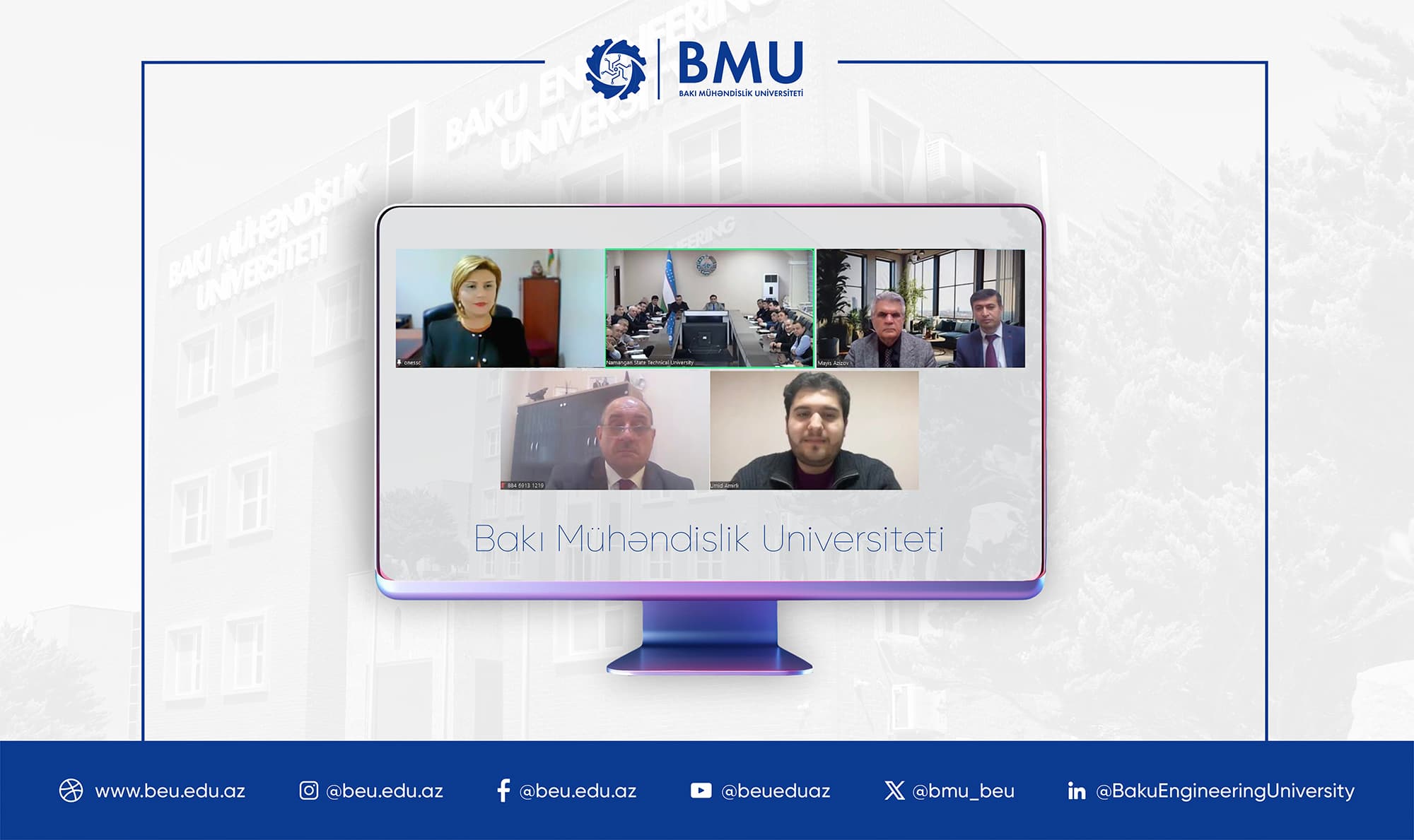 BMU ilə NamDTU arasında əməkdaşlıq müzakirə olunub