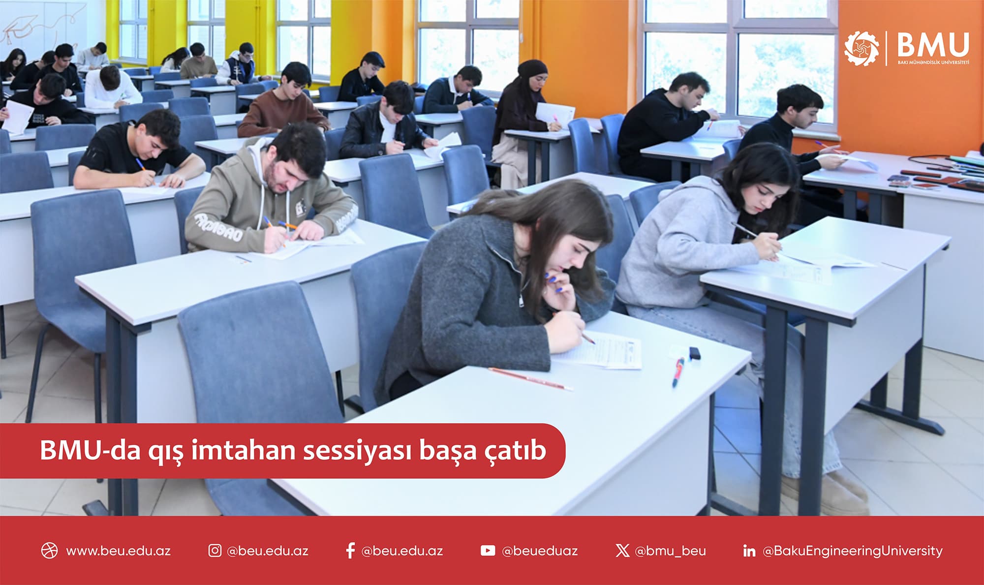 BMU-da qış imtahan sessiyası başa çatıb