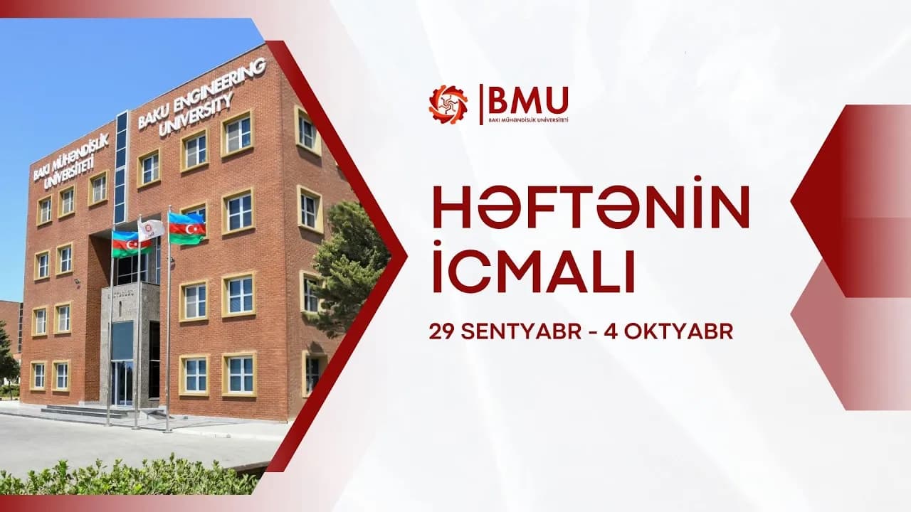 Ötən həftə BMU-da (videoicmal)