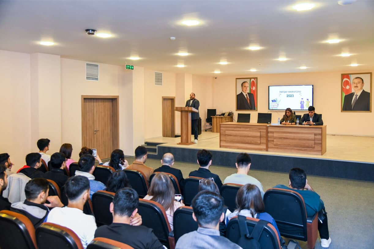 BMU-da “İnkişaf marafonu” adlı təlim keçirilib